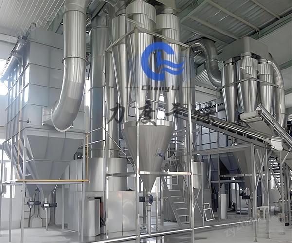 9.jpg 力度干燥——漂白粉旋轉閃蒸干燥機!